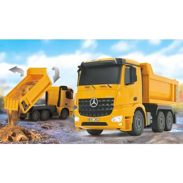 Ciężarówka wywrotka Mercedes-Benz Arocs 1:26 zdalnie sterowana Jamara 2.4 GHz RC