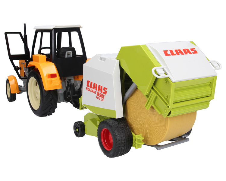 Ursus C-360 żółty + prasa do belowania Claas Bruder 02121