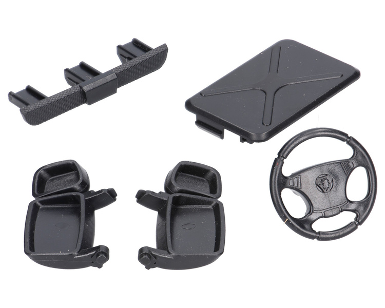 Bruder 43565 lusterka, czarne elementy