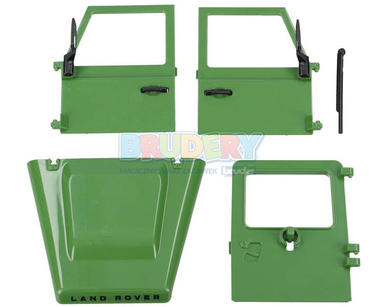 Bruder 42562 drzwi i maska zilnika zielone Lan