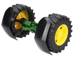 Bruder 43150 oś przednia żółte felgi do John Deere