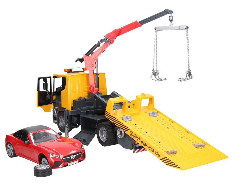 Bruder 03552 Scania Super 560R Laweta z autem wyścigowym