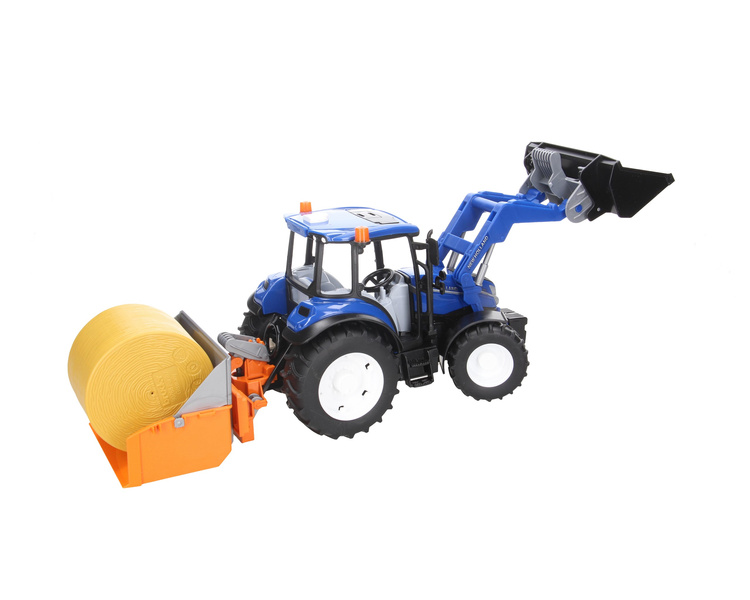 Bruder 02187 traktor New Holland T5.120 z ładowaczem i skrzynią ładunkową