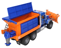 Bruder 02816 MACK solarka z pługiem śnieżnym