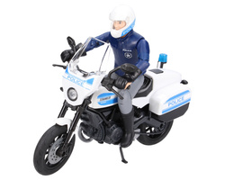 Bruder 62731 Motocykl policyjny Scrambler Ducati z figurką policjanta 